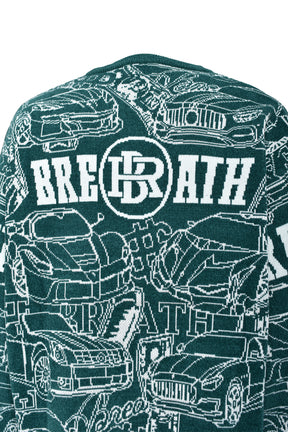 SUPER CAR MALL KNIT / GRN