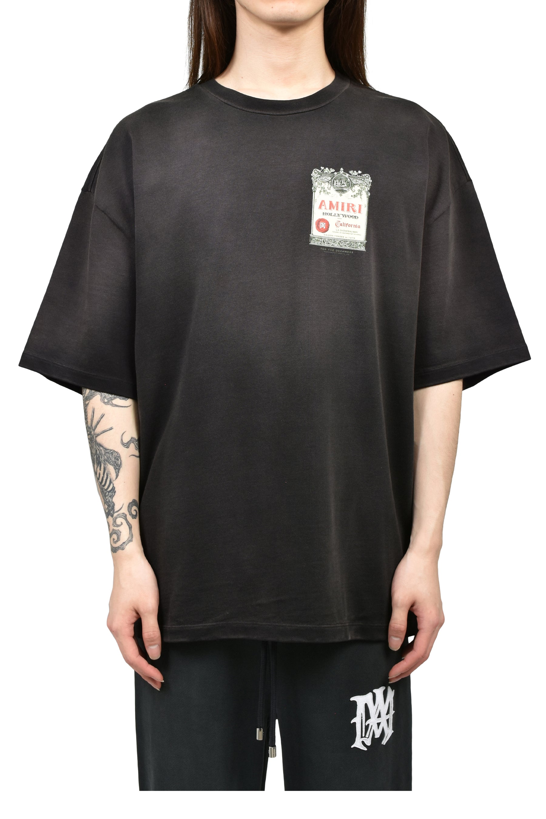 CHATEAU STAMP OS TEE / BLK