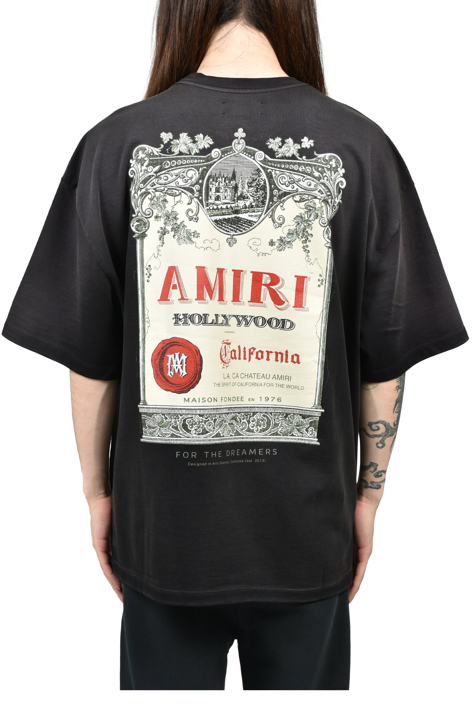 CHATEAU STAMP OS TEE / BLK