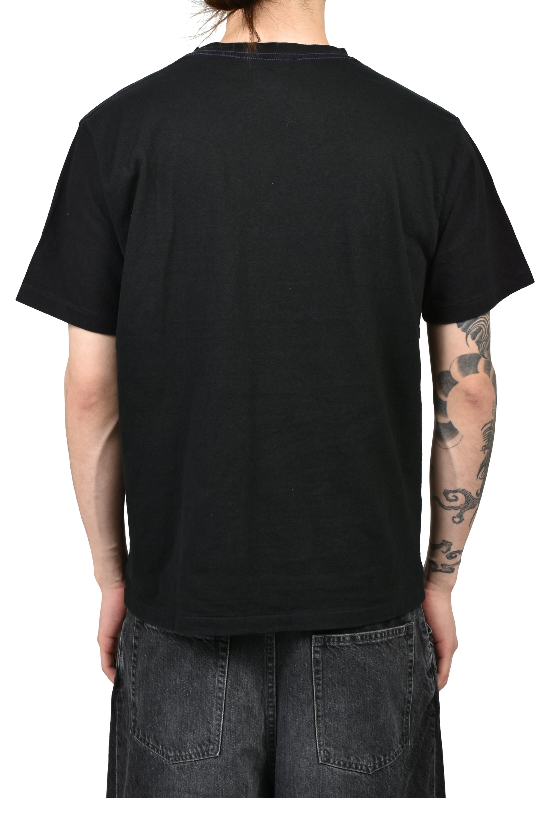 S/S POCKET TEE - COTTON JERSEY / BLK