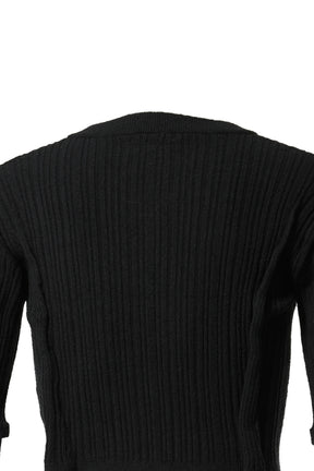 DARTED PULLOVER / BLK