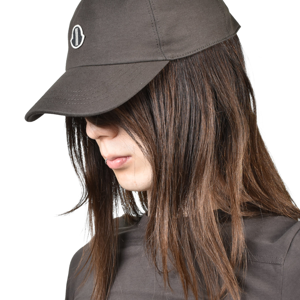 MONCLER RICK OWENS Collaboration SS26 BASEBALL HAT / DUST - NUBIAN