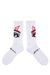 SOCKS/EYE / WHT