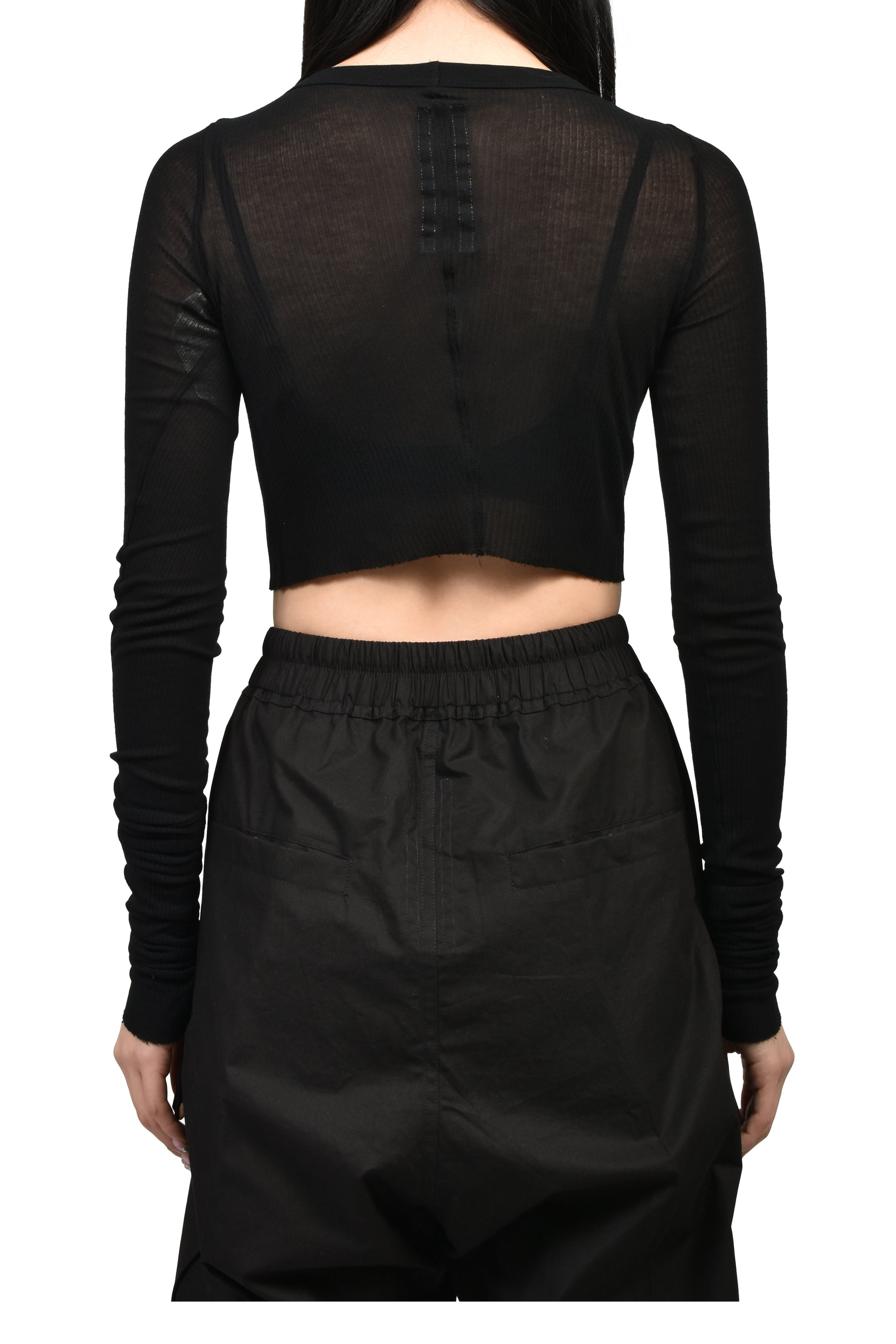 LS CROP T / BLK