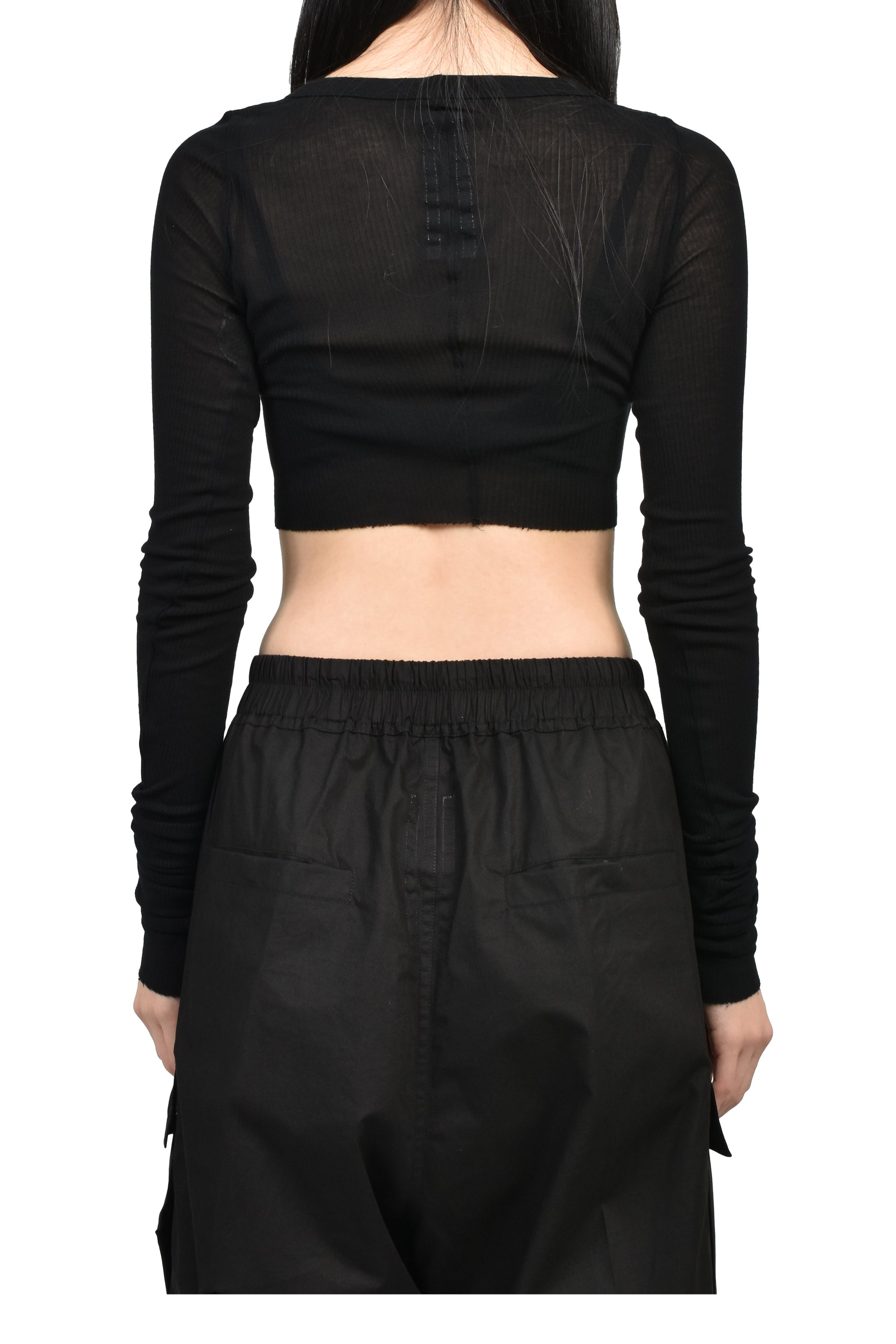 LS CROP T / BLK
