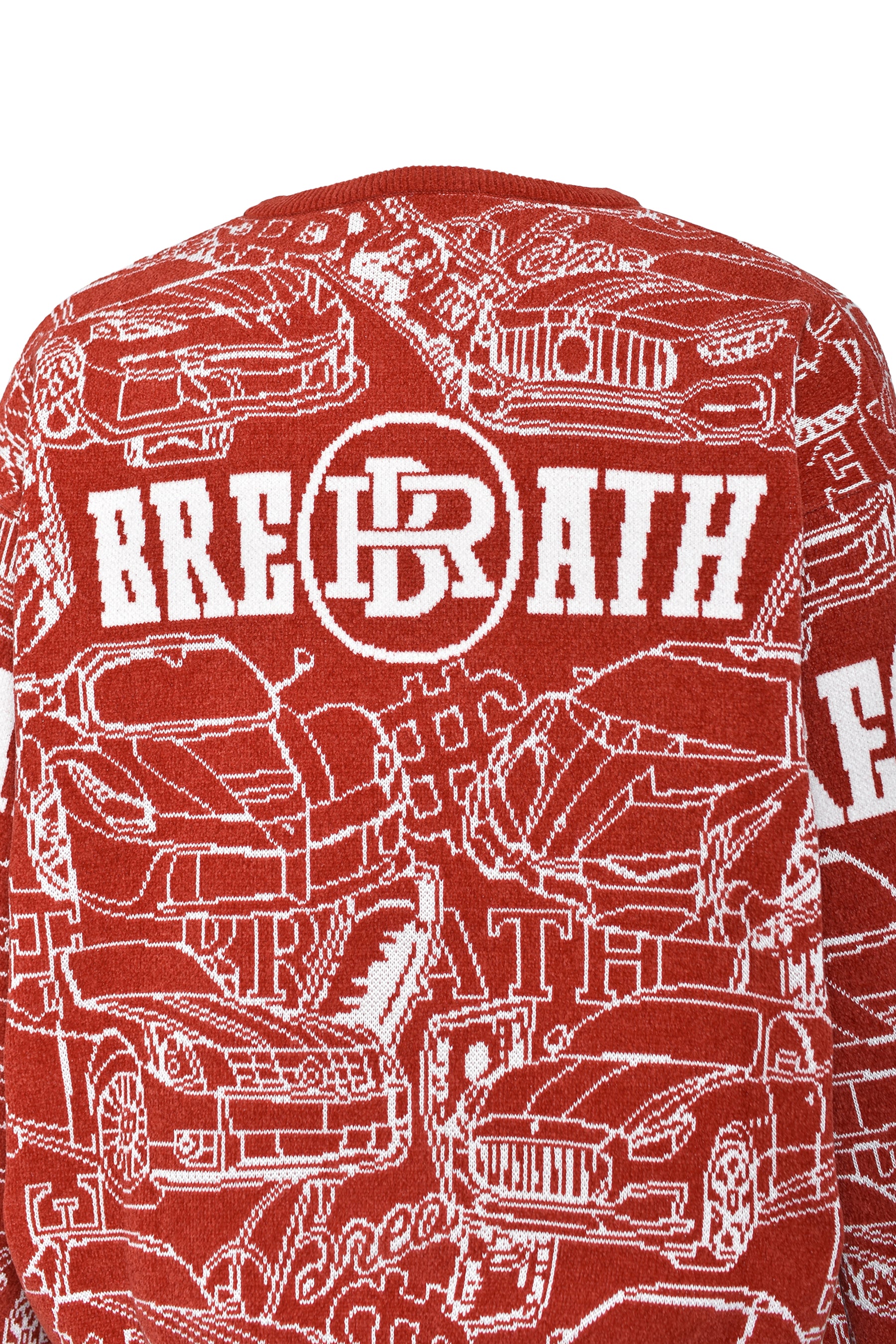 SUPER CAR MALL KNIT / RED 