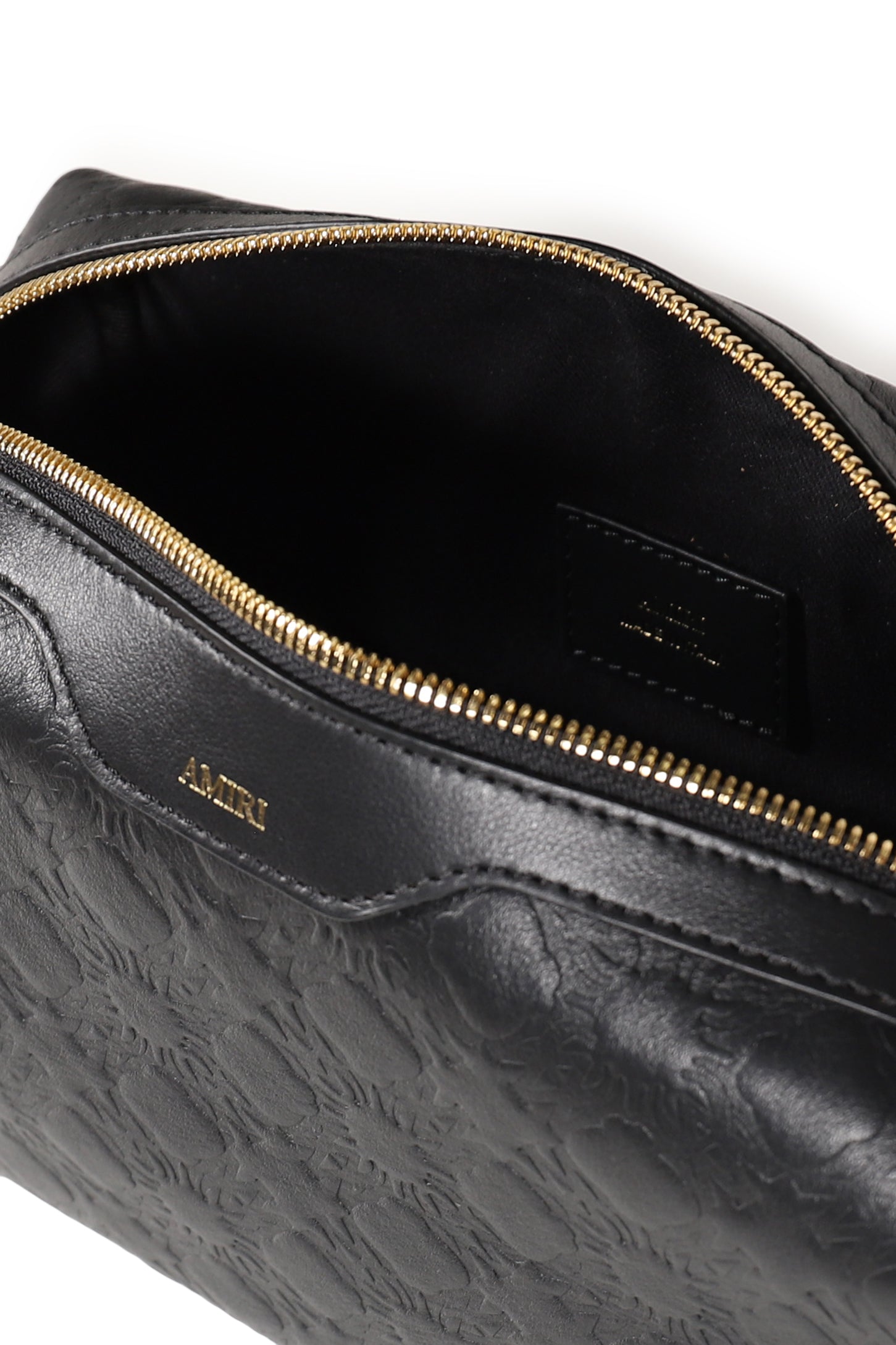 MA QUAD LEATHER DOPP KIT / BLK