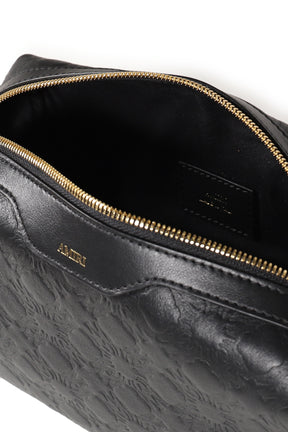 MA QUAD LEATHER DOPP KIT / BLK