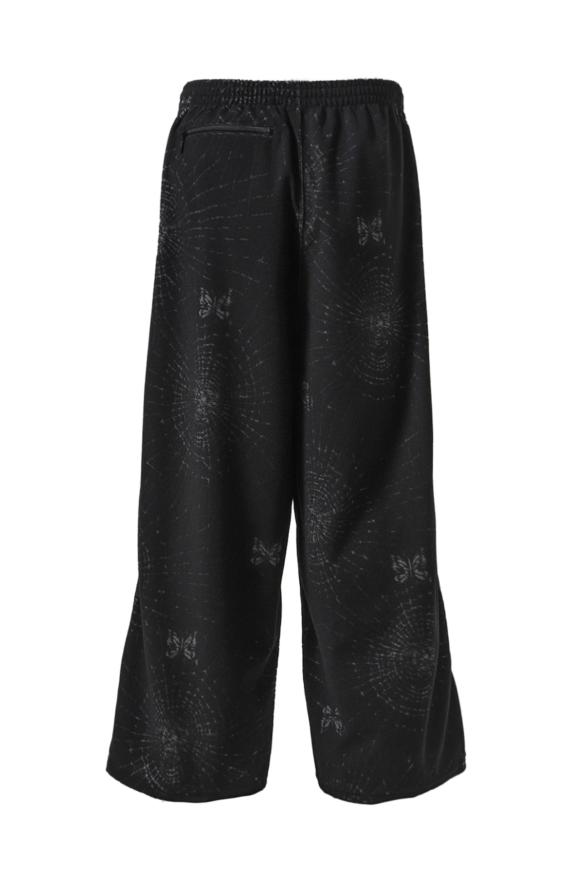 H.D. TRACK PANT - PILE JACQUARD / SPIDER WEB / B-BLK