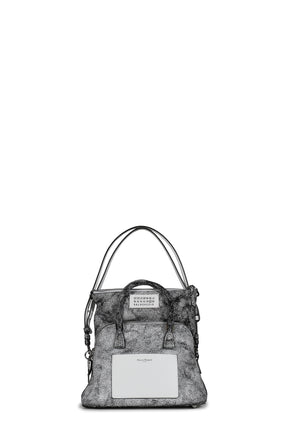 5AC WASHED LEATHER MINI / WHT/BLK 