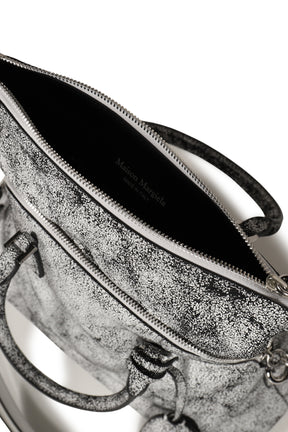 5AC WASHED LEATHER MINI / WHT/BLK 