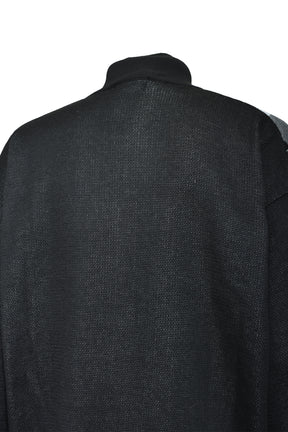 ARGYLE ZIP KNIT JACKET / BLACK 