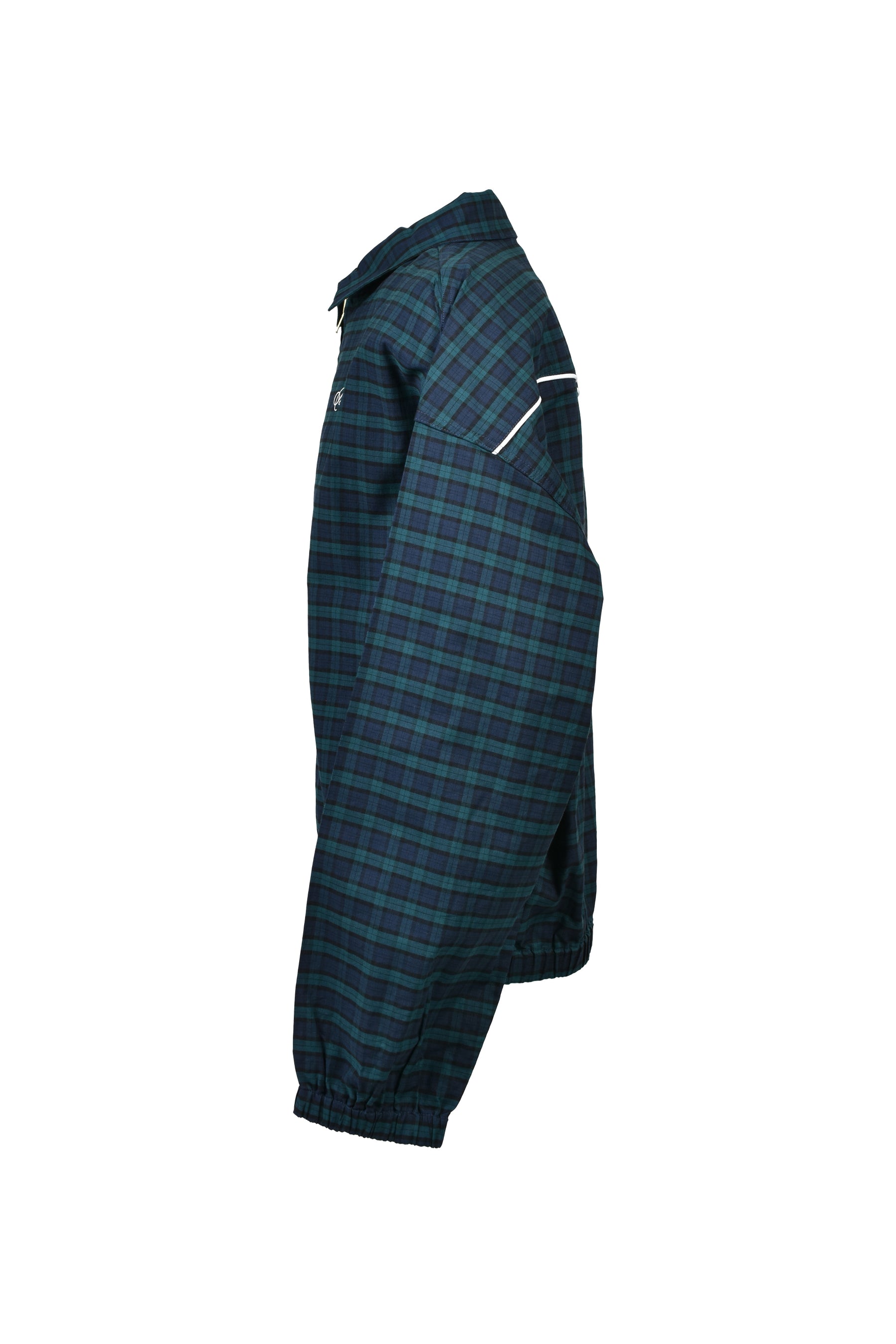 SCRIPT LOGO CHECK PIPNG JACKET / NAV