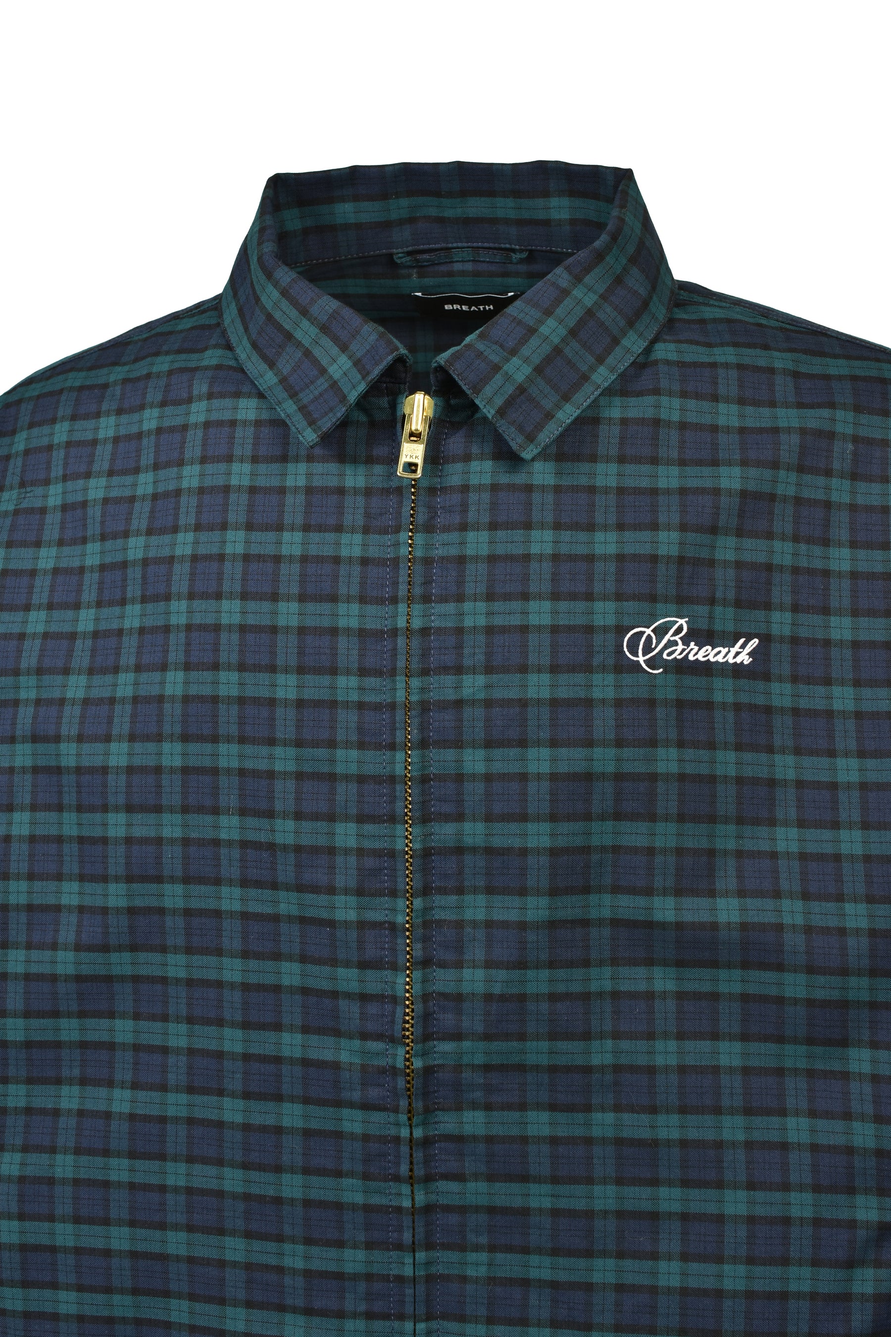 SCRIPT LOGO CHECK PIPNG JACKET / NAV