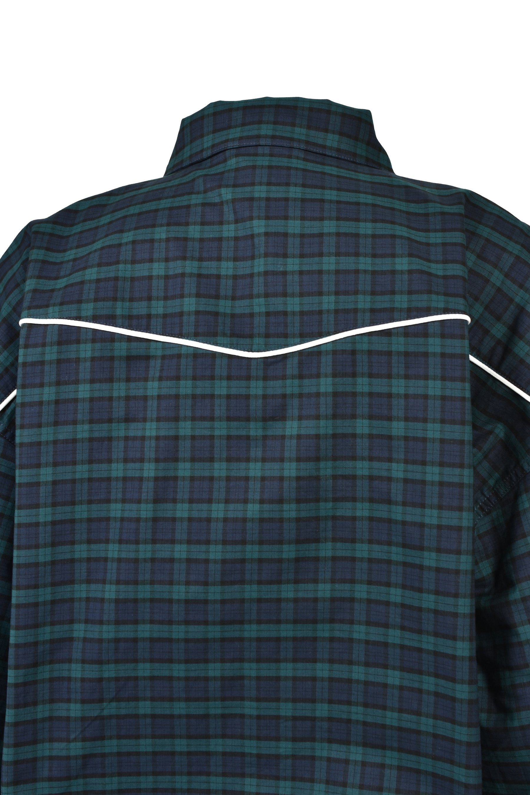 SCRIPT LOGO CHECK PIPNG JACKET / NAV
