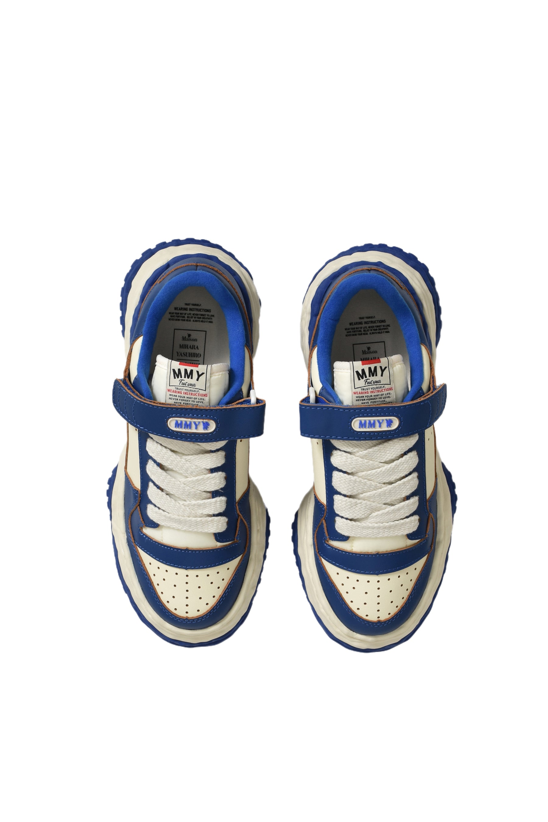 KEITH LOW LEATHER / BLU WHT