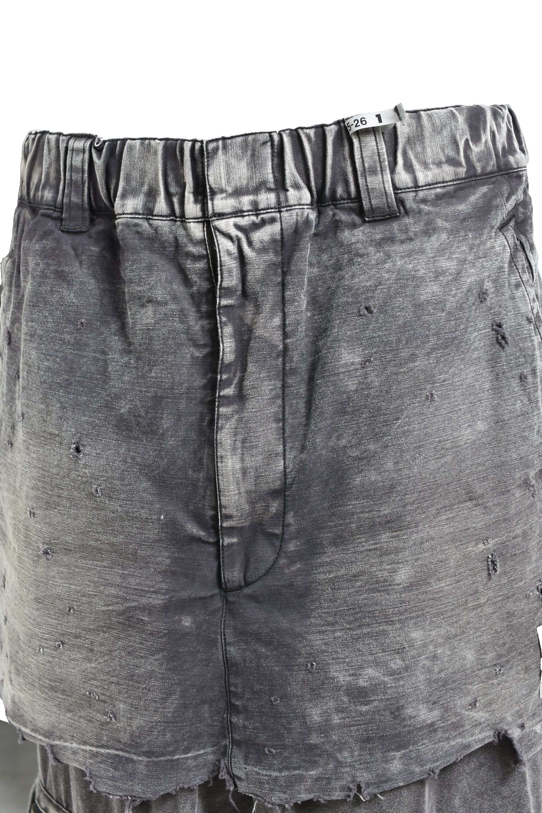 WAIST LAYERD FLIGHT PANTS / BLK 