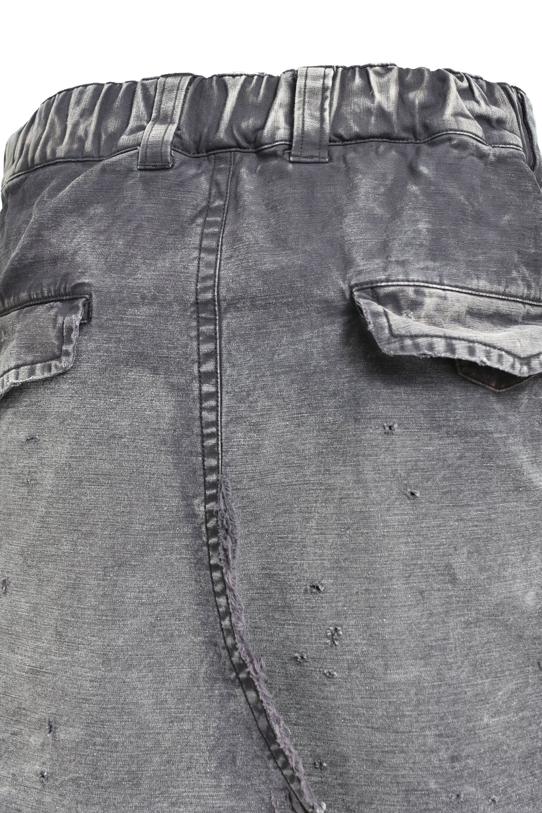 WAIST LAYERD FLIGHT PANTS / BLK 