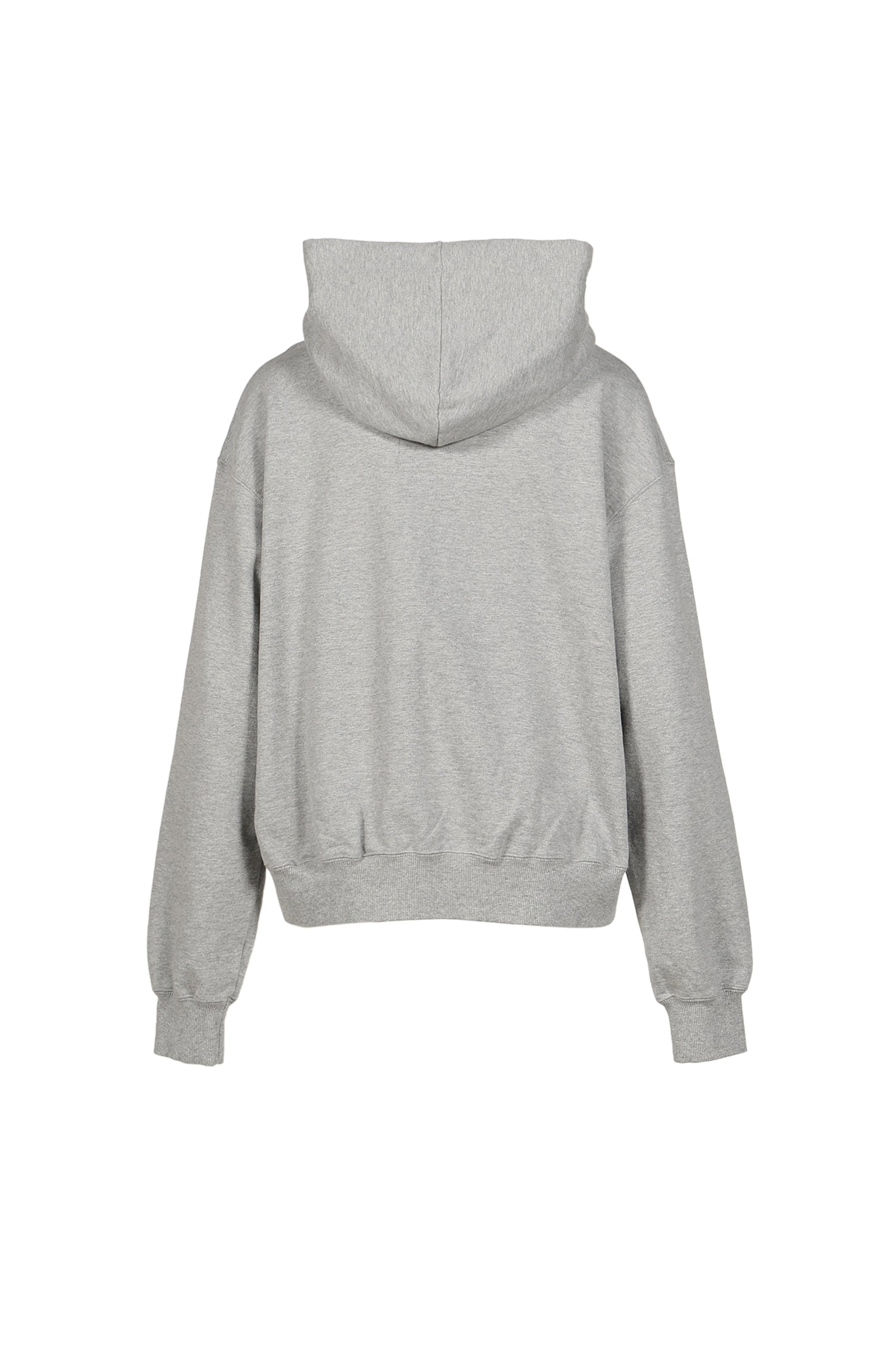 CAT PRINTED HOODIE / GRY