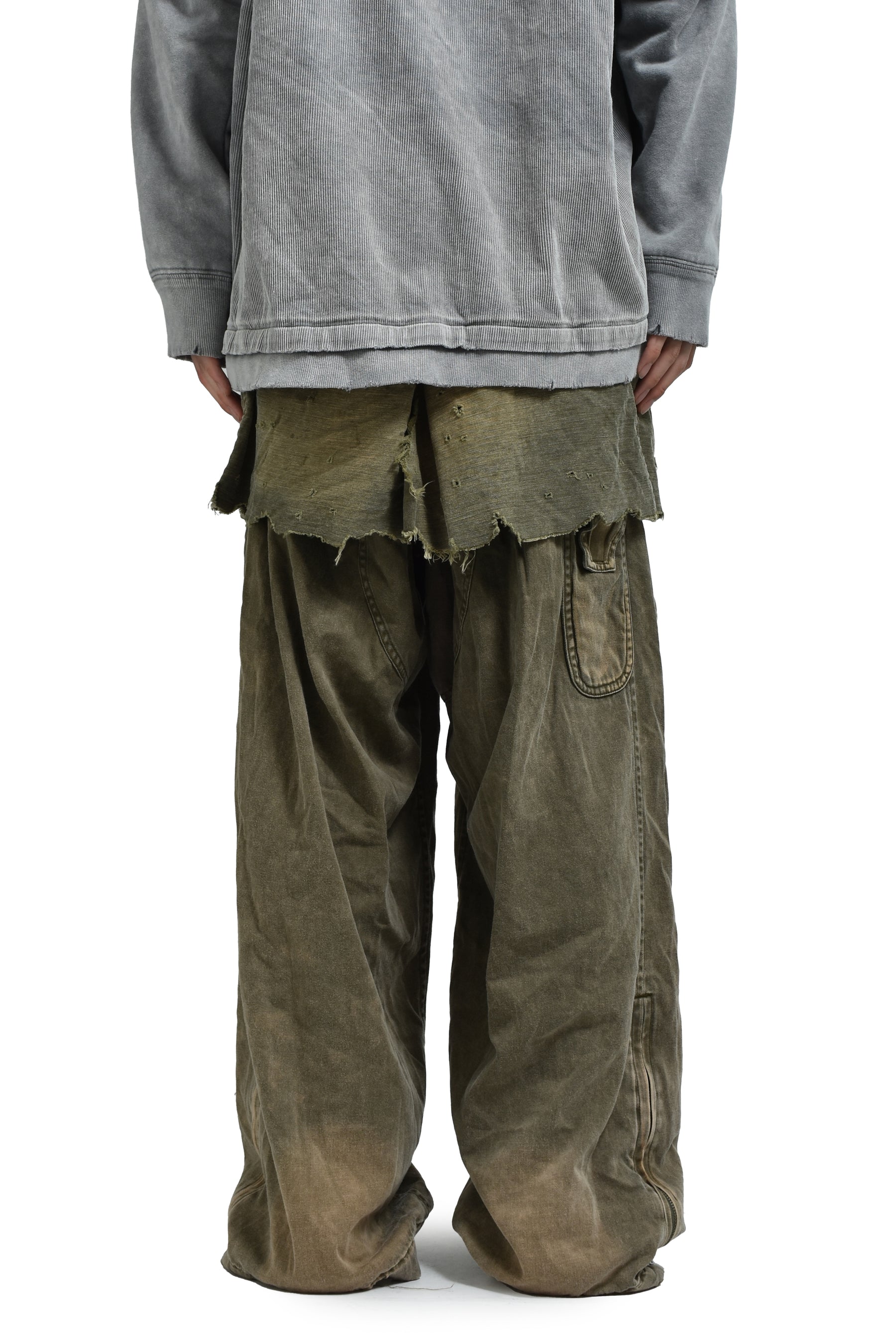 WAIST LAYERD FLIGHT PANTS / KHA