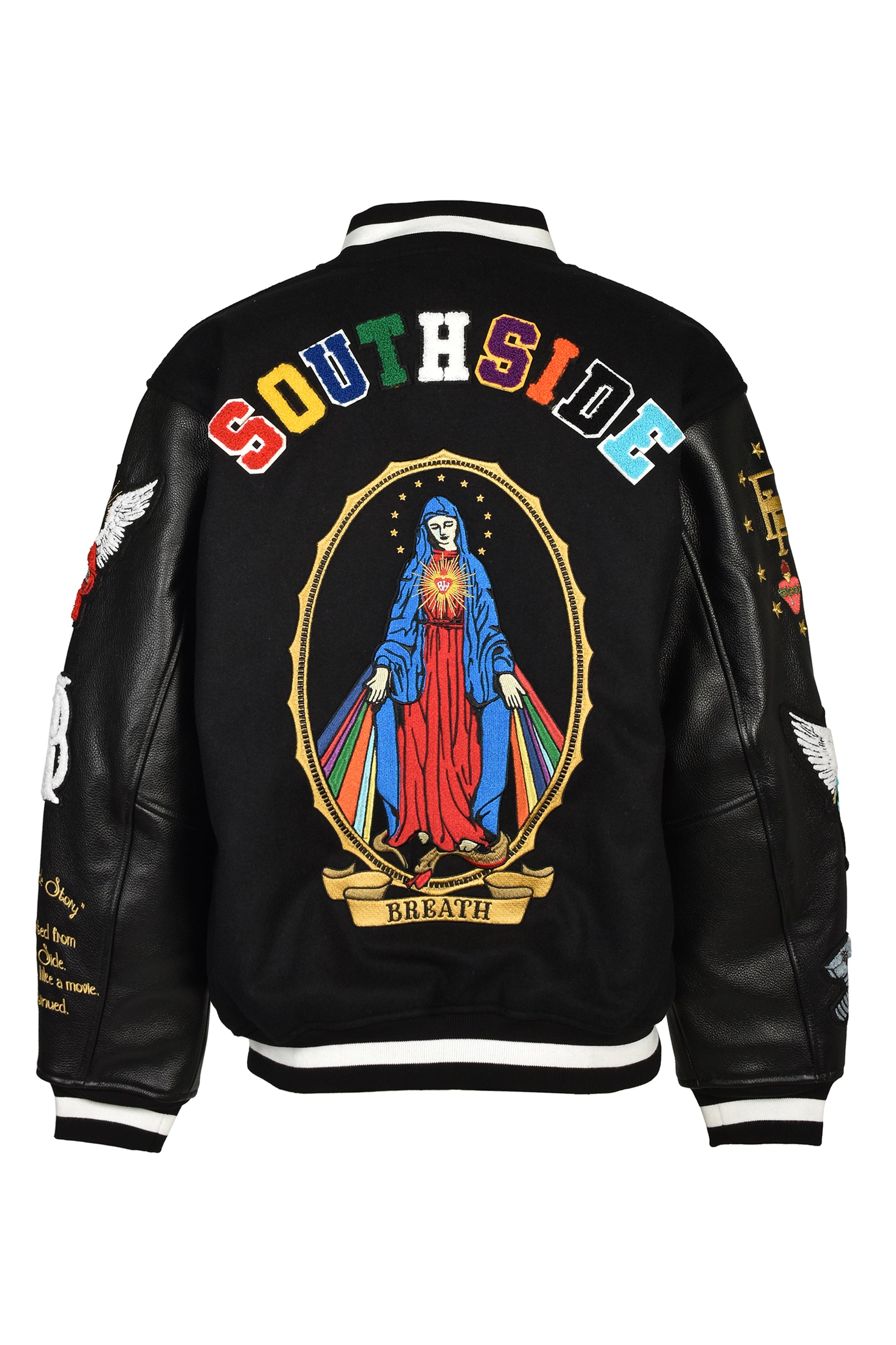 PATCH STADIUM JACKET / BLK