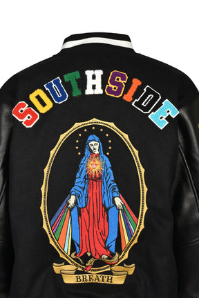 PATCH STADIUM JACKET / BLK