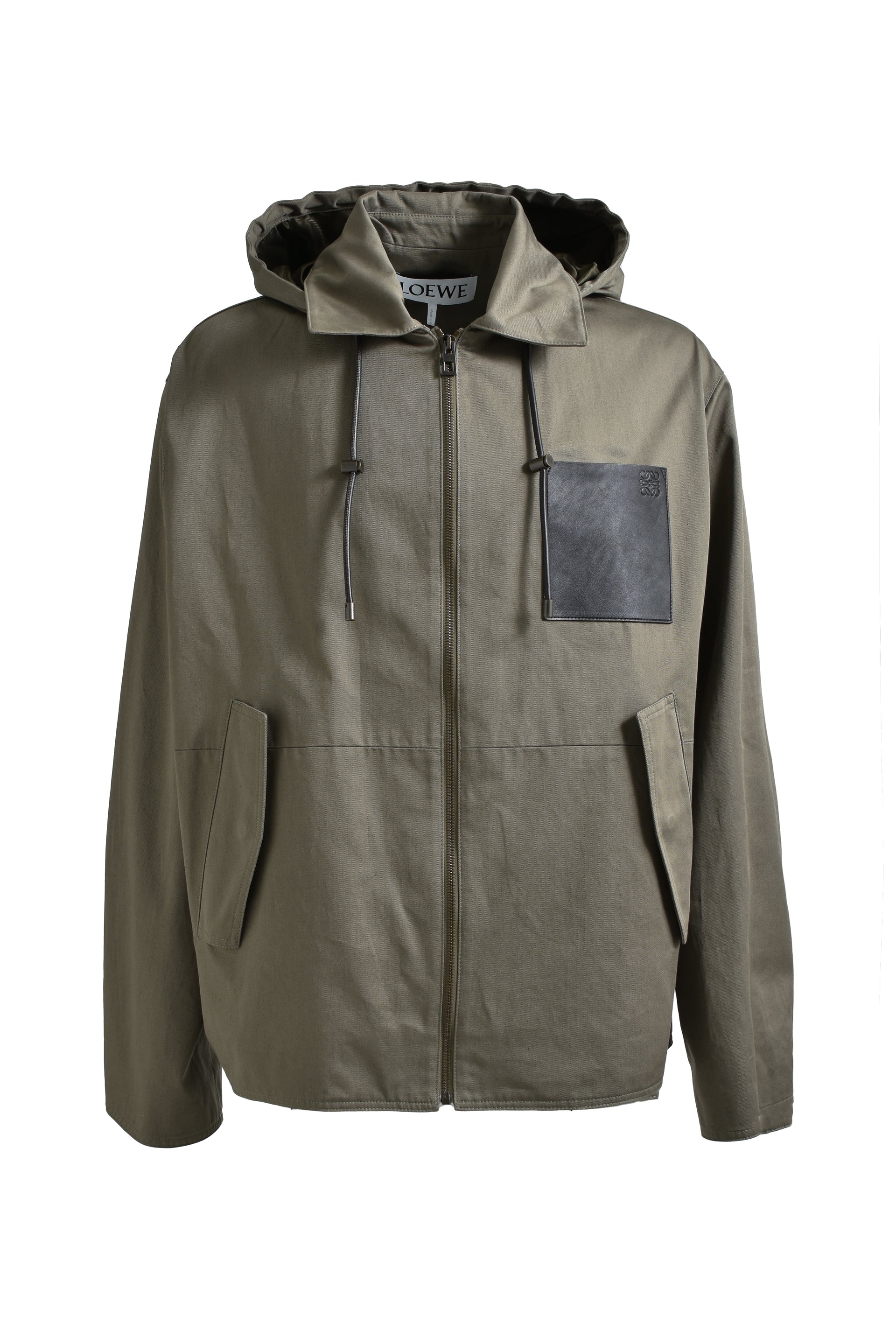 HOODED JACKET / KHA BRW