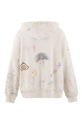 COCO_DOUBLE FACE HOODIE / WHT