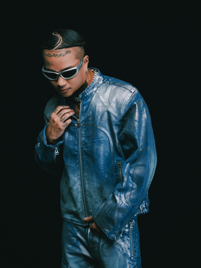 BREATH COATING RIDERS JACKET / ICE