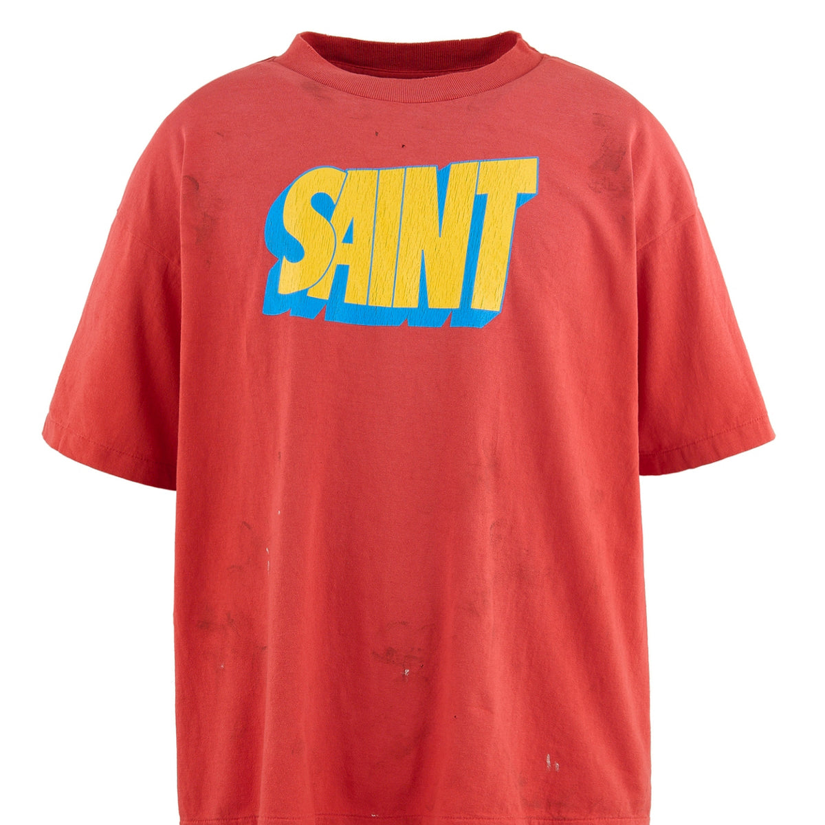 SAINT Mxxxxxx Saint Michael FW25 SS TEE/SAINT / RED - NUBIAN