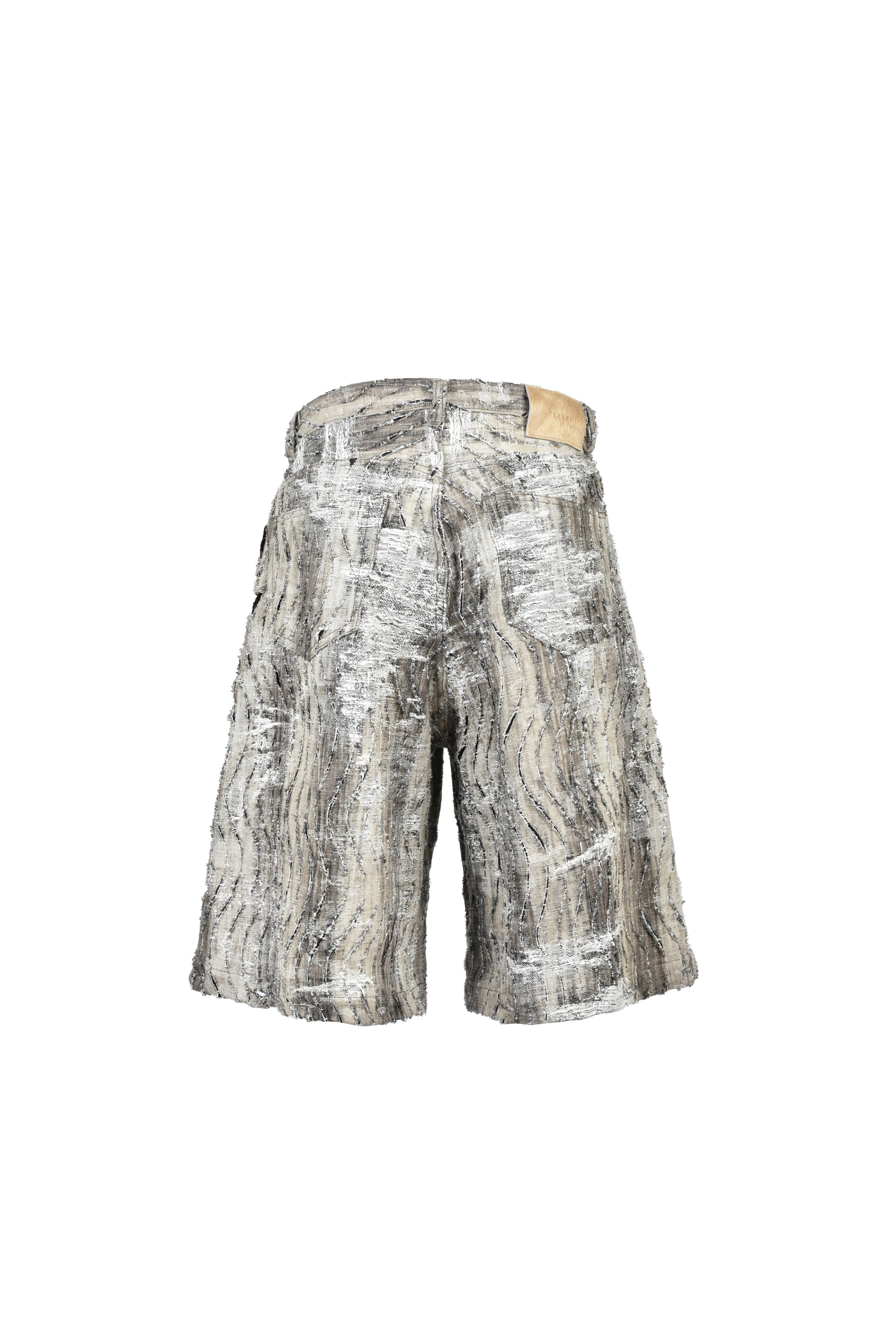 CONVERTIBLE BLEACHED DENIM PANTS (20TH EXCLUSIVE) / BLK