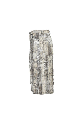 CONVERTIBLE BLEACHED DENIM PANTS (20TH EXCLUSIVE) / BLK