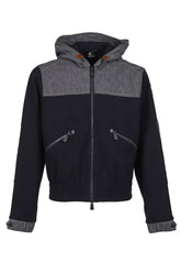 ZIP UP CARDIGAN / NVY BLU