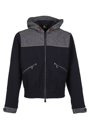 ZIP UP CARDIGAN / NVY BLU