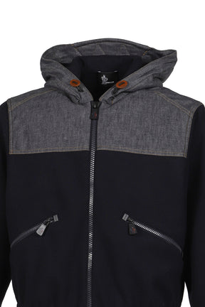 ZIP UP CARDIGAN / NVY BLU