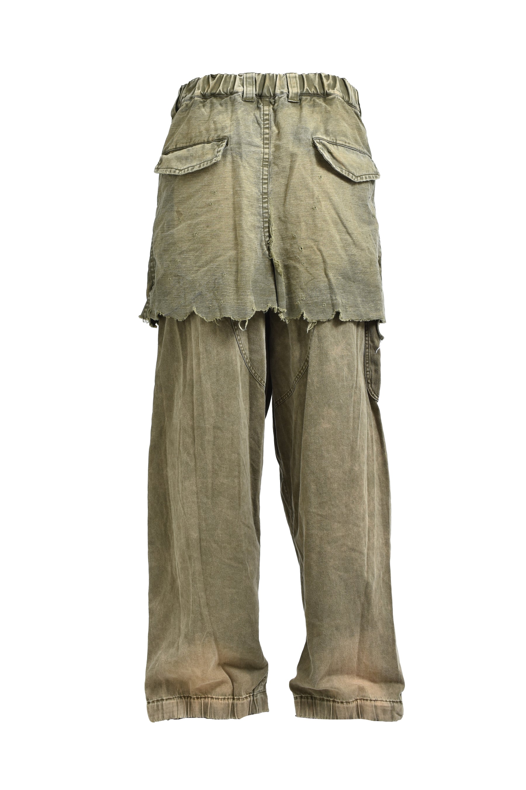 WAIST LAYERD FLIGHT PANTS / KHA