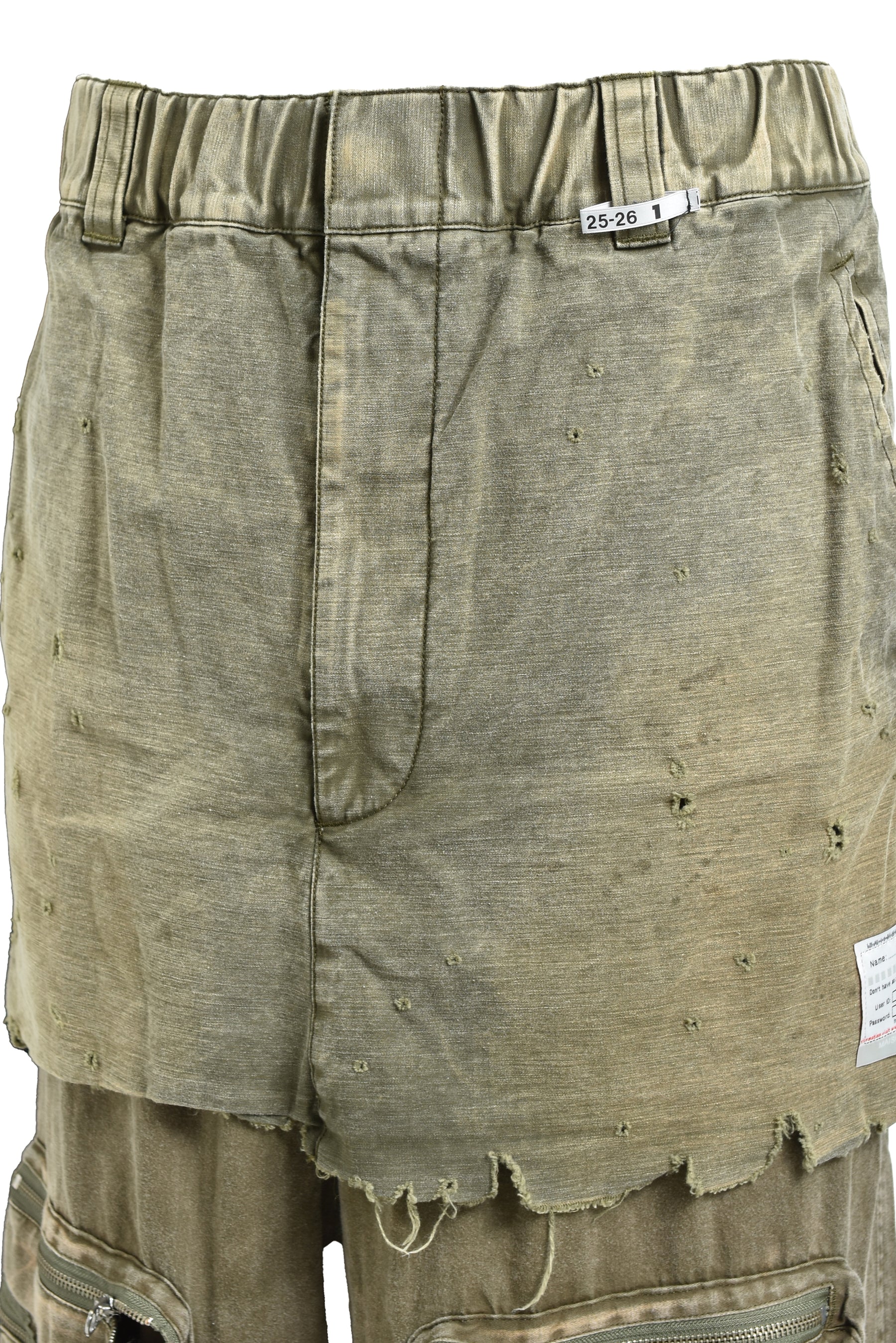 WAIST LAYERD FLIGHT PANTS / KHA