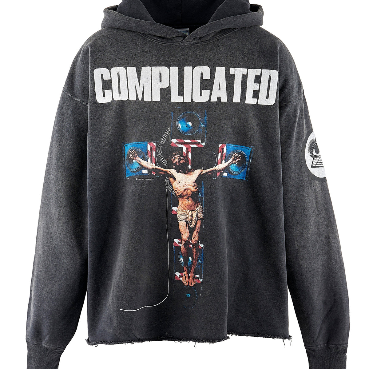 KK_HOODIE/COMPLICATED / BLK