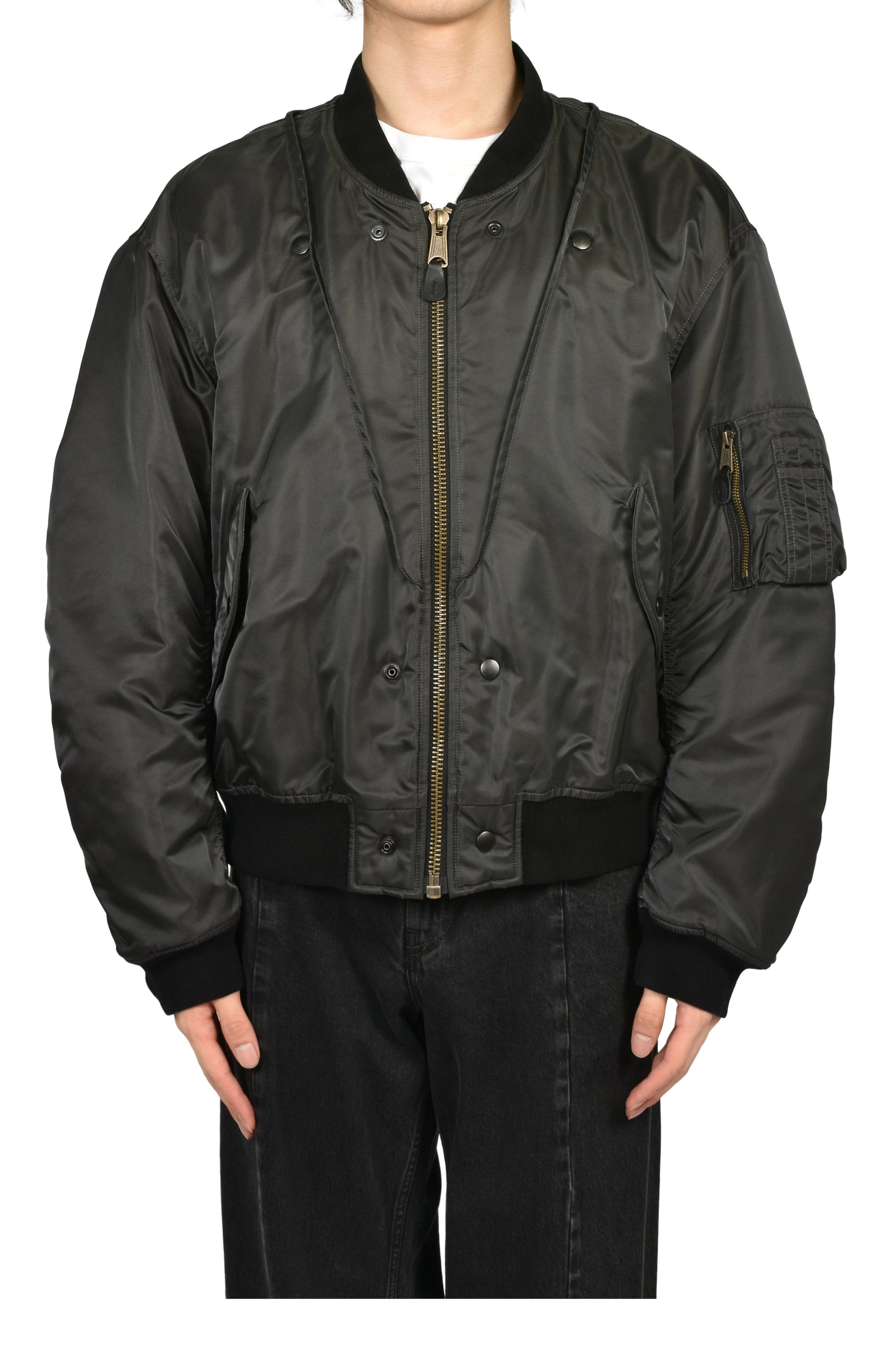 REVERSIBLE BOMBER / DARK GRY