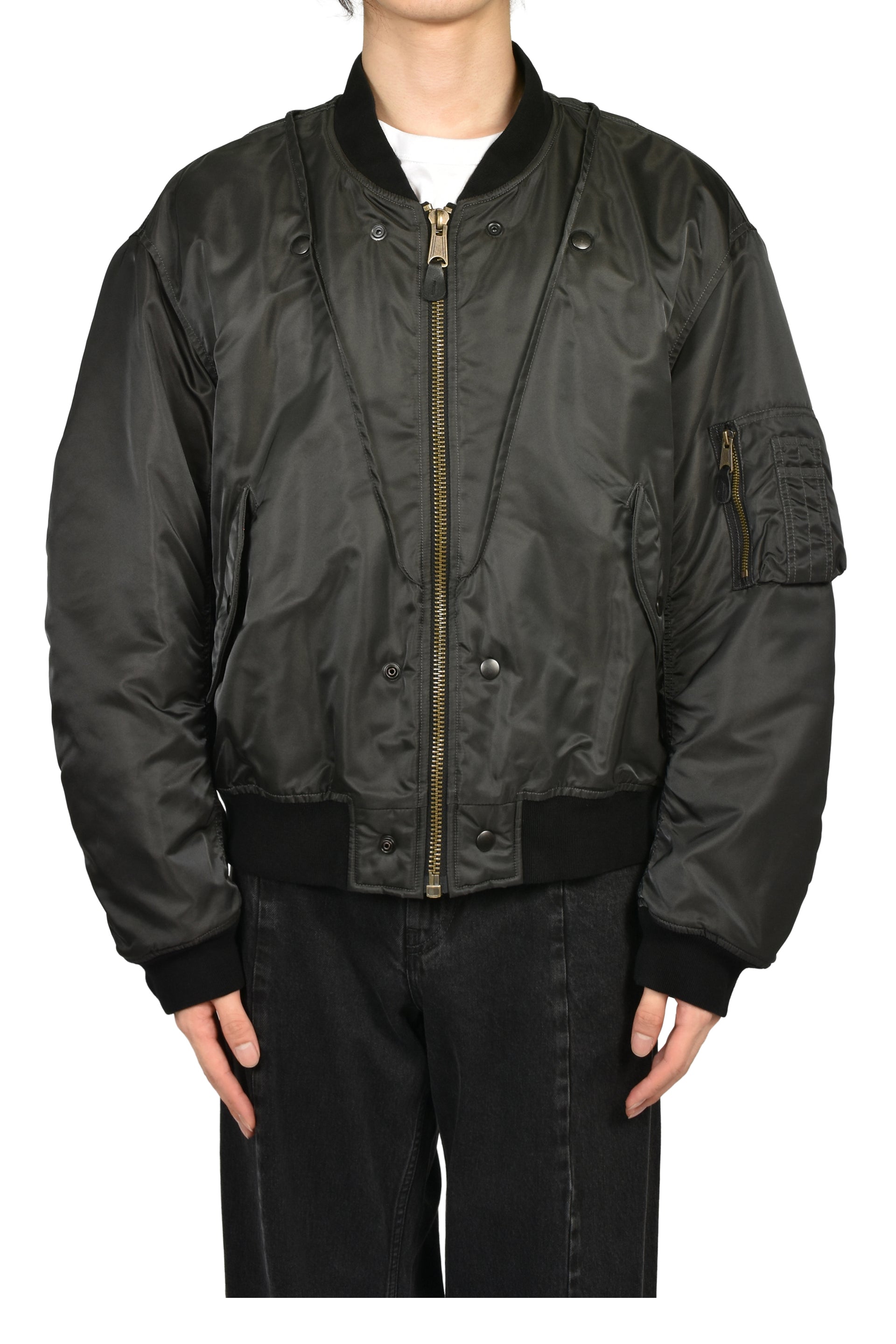 REVERSIBLE BOMBER / DARK GRY