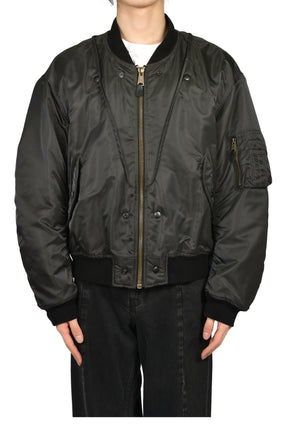 REVERSIBLE BOMBER / DARK GRY