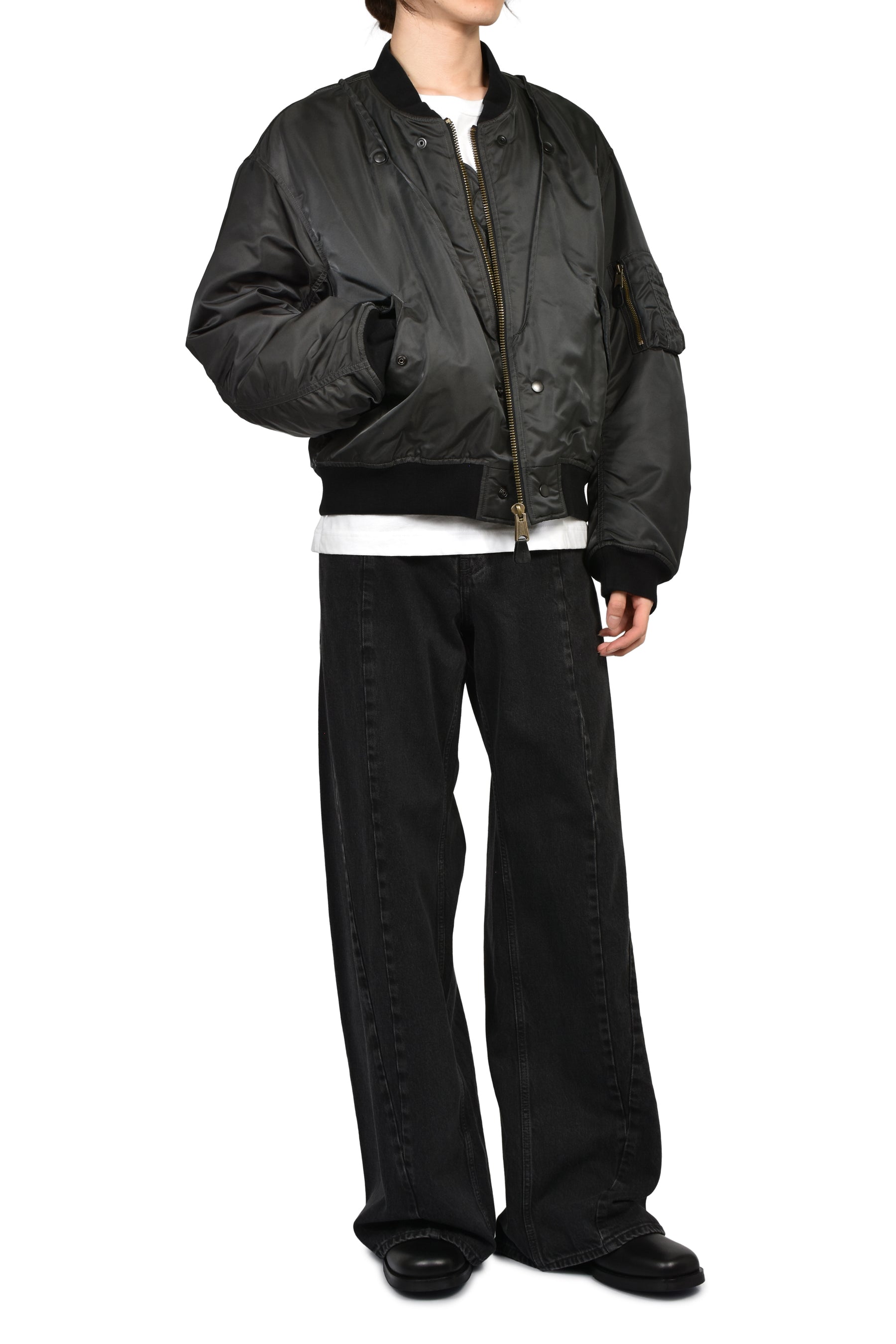 REVERSIBLE BOMBER / DARK GRY