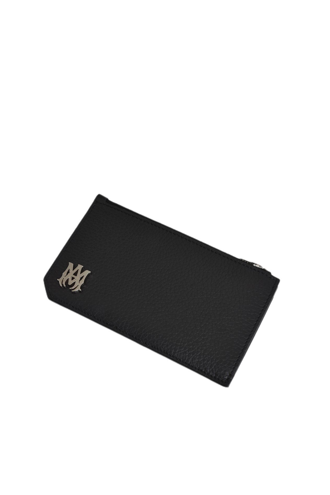 PEBELLED MA ZIP CARD HOLDER / BLK