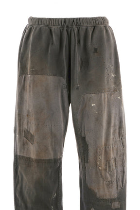 SWEAT PANTS/DOUBLE FACE / BLK