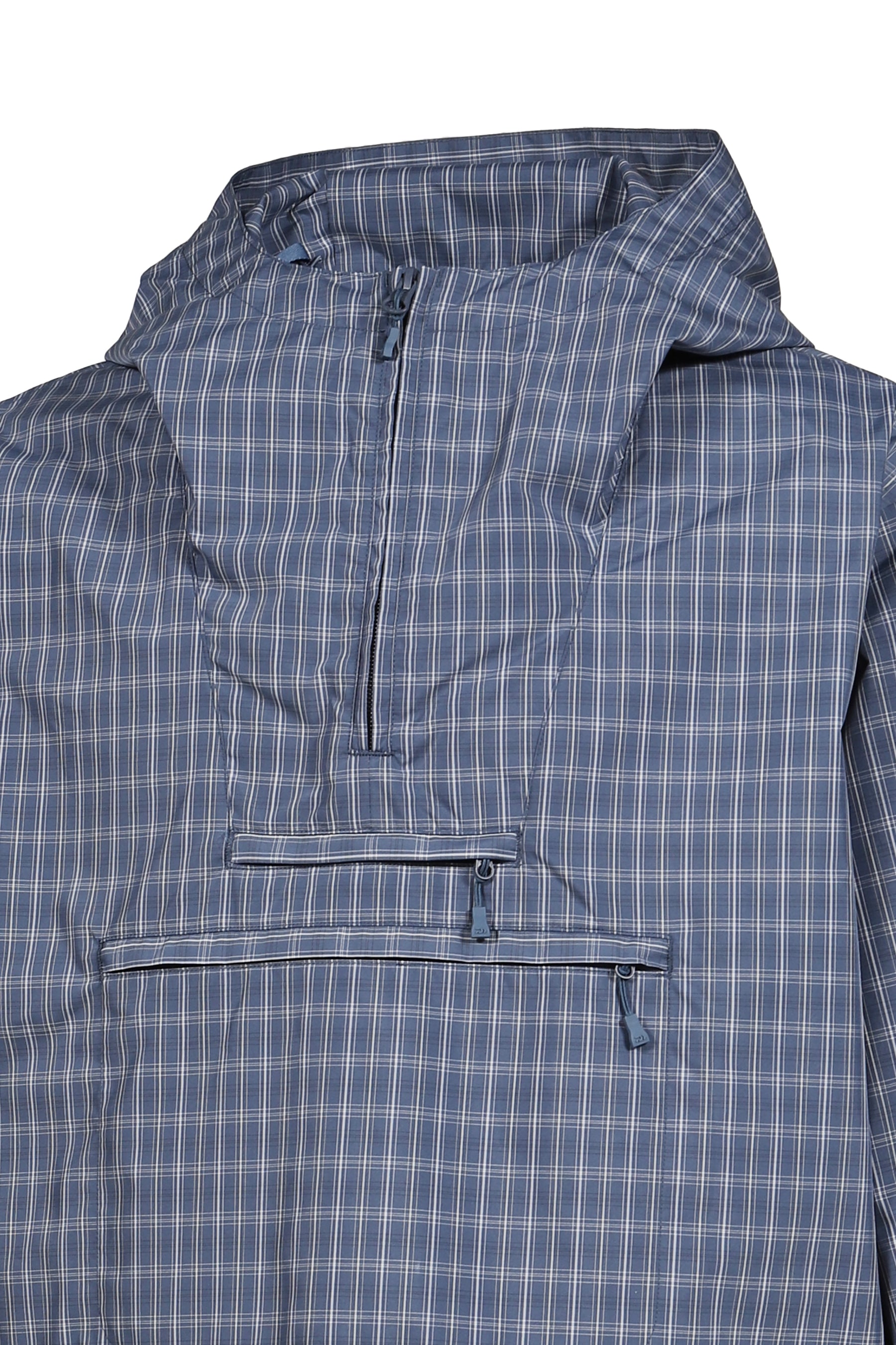 TECH ANORAK JACKET SUMMER PLAID / SMOKE BLU