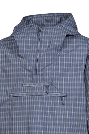 TECH ANORAK JACKET SUMMER PLAID / SMOKE BLU
