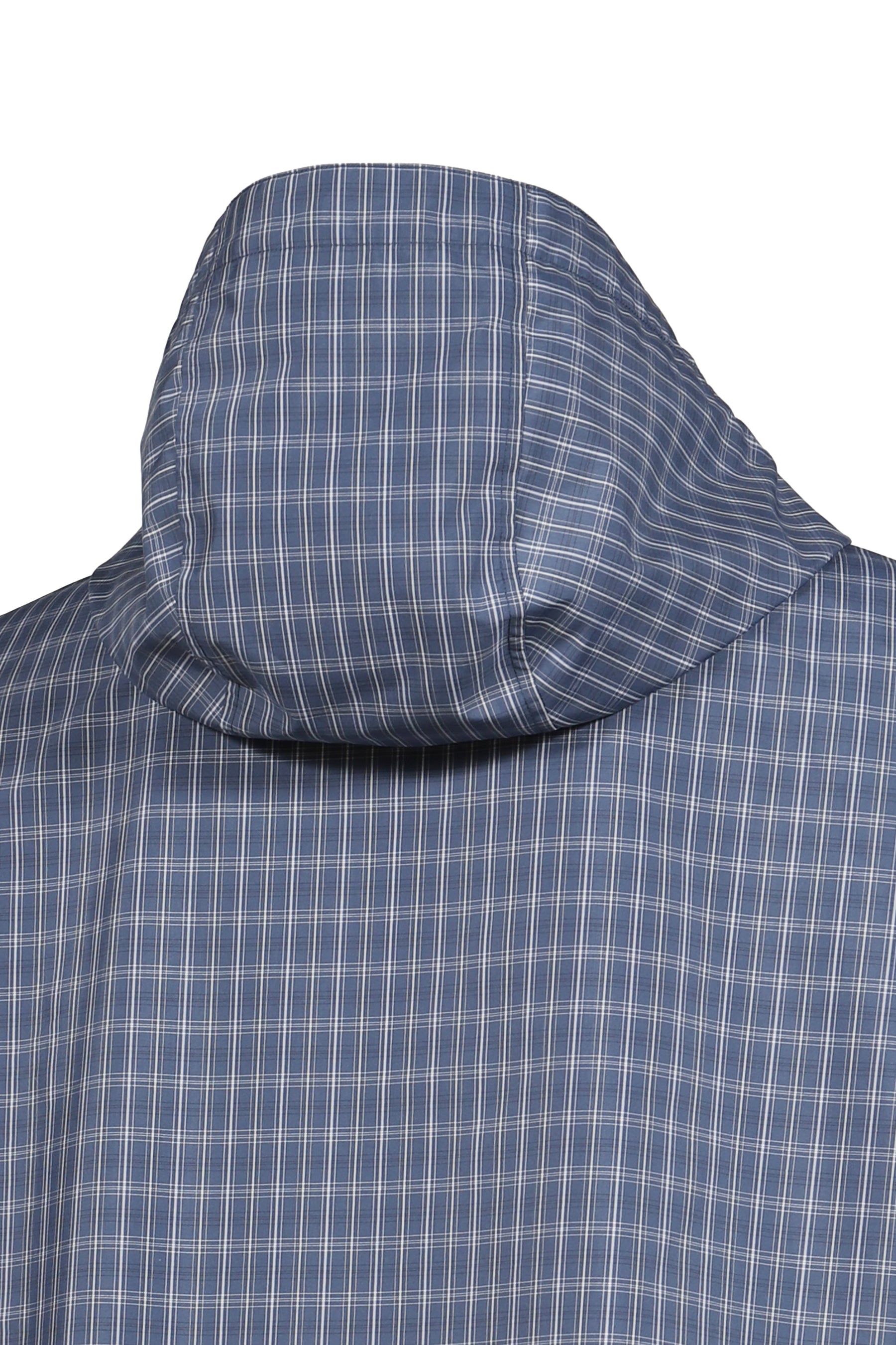 TECH ANORAK JACKET SUMMER PLAID / SMOKE BLU