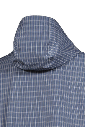 TECH ANORAK JACKET SUMMER PLAID / SMOKE BLU
