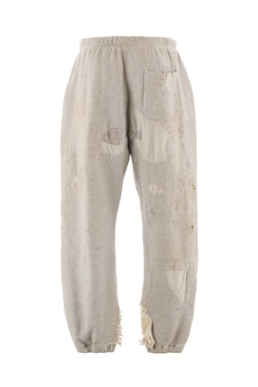 SWEAT PANTS/DOUBLE FACE / GRY