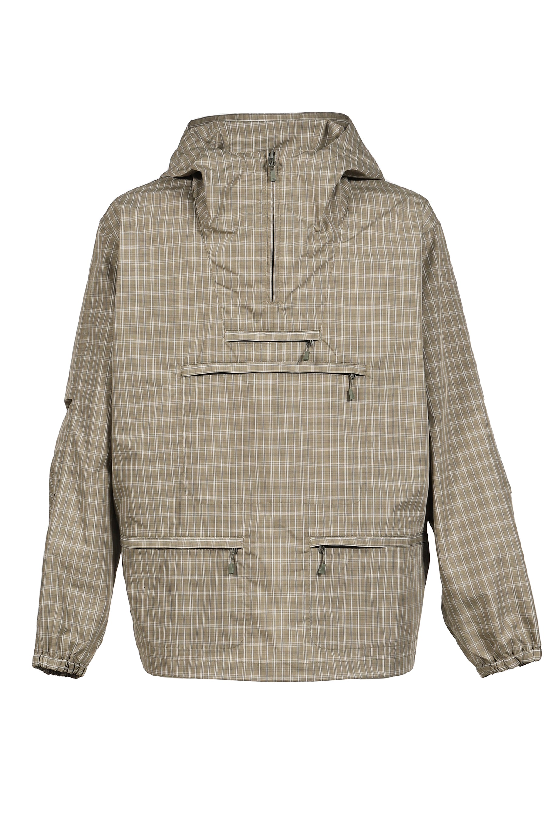 TECH ANORAK JACKET SUMMER PLAID / SAGE GRY